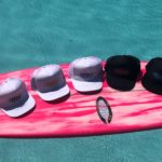 Trucker hats with Cordell Surboards logo